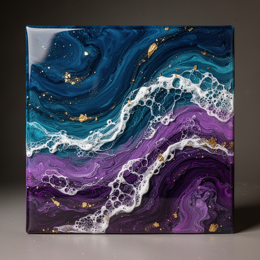 Epoxy resin art