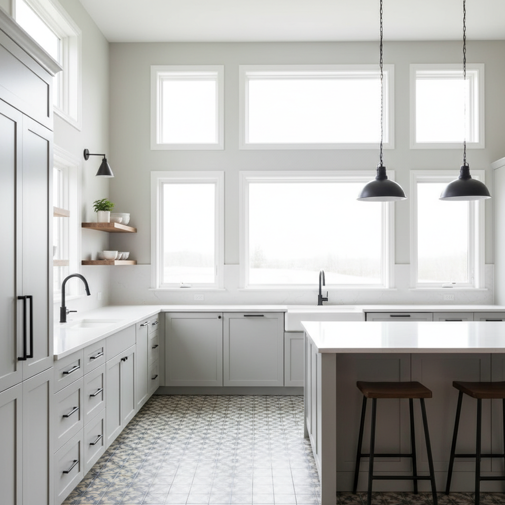 Minimalist Modern Farmhouse Kitchen
