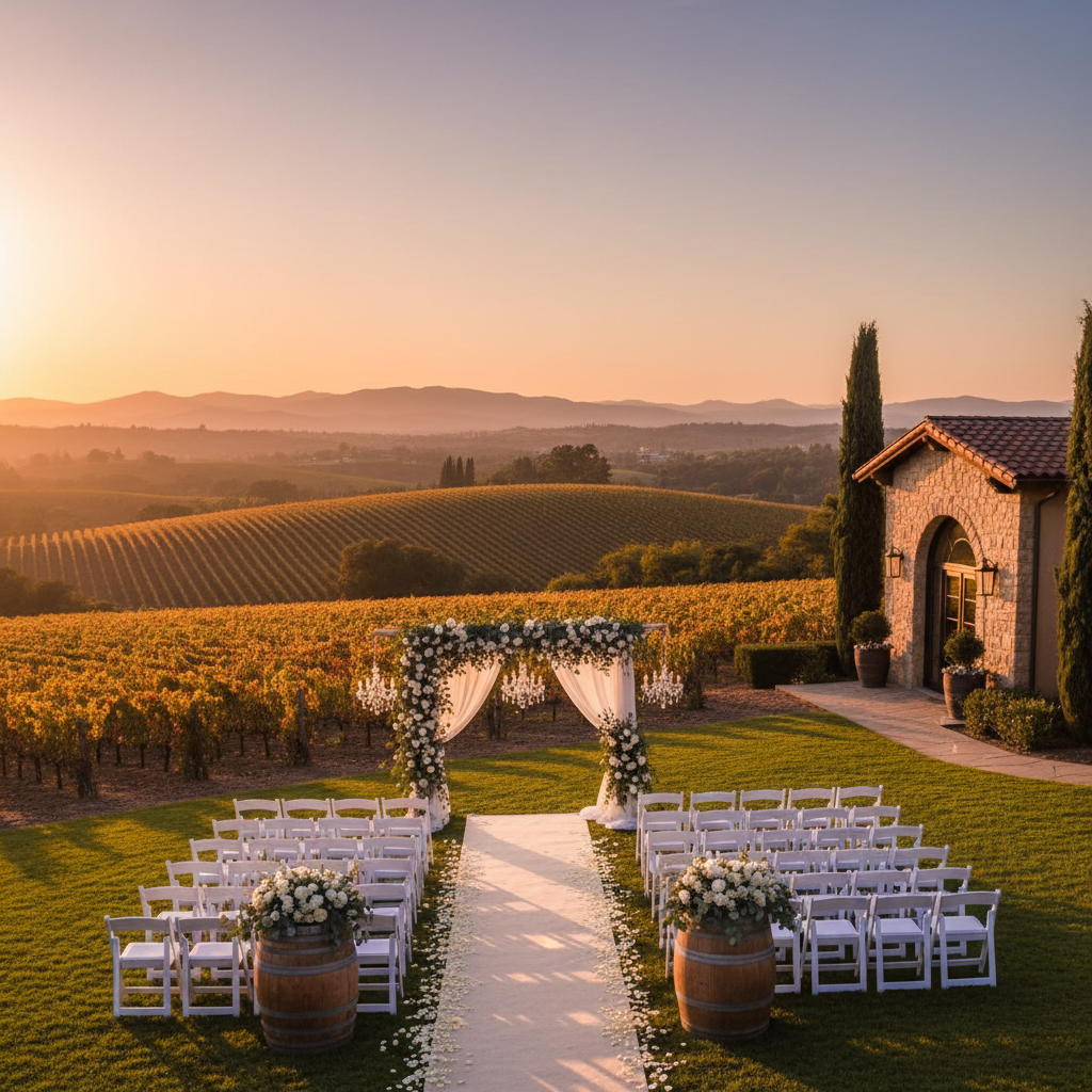 Wedding venue Brindare Napa Valley