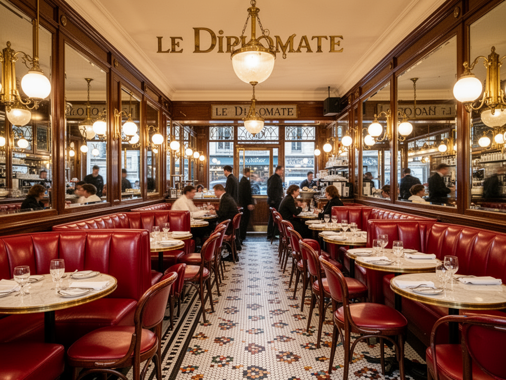 Exterior of Le Diplomate