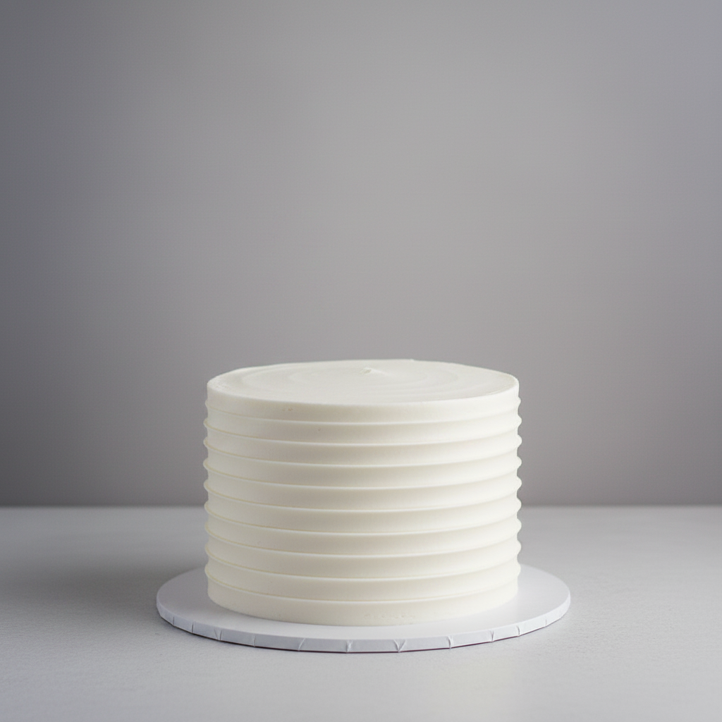 Floral 1-tier buttercream wedding cake Baltimore – Ruffle Wedding Cake