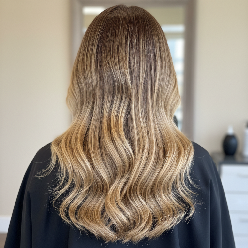 Sun-Kissed Blonde Balayage