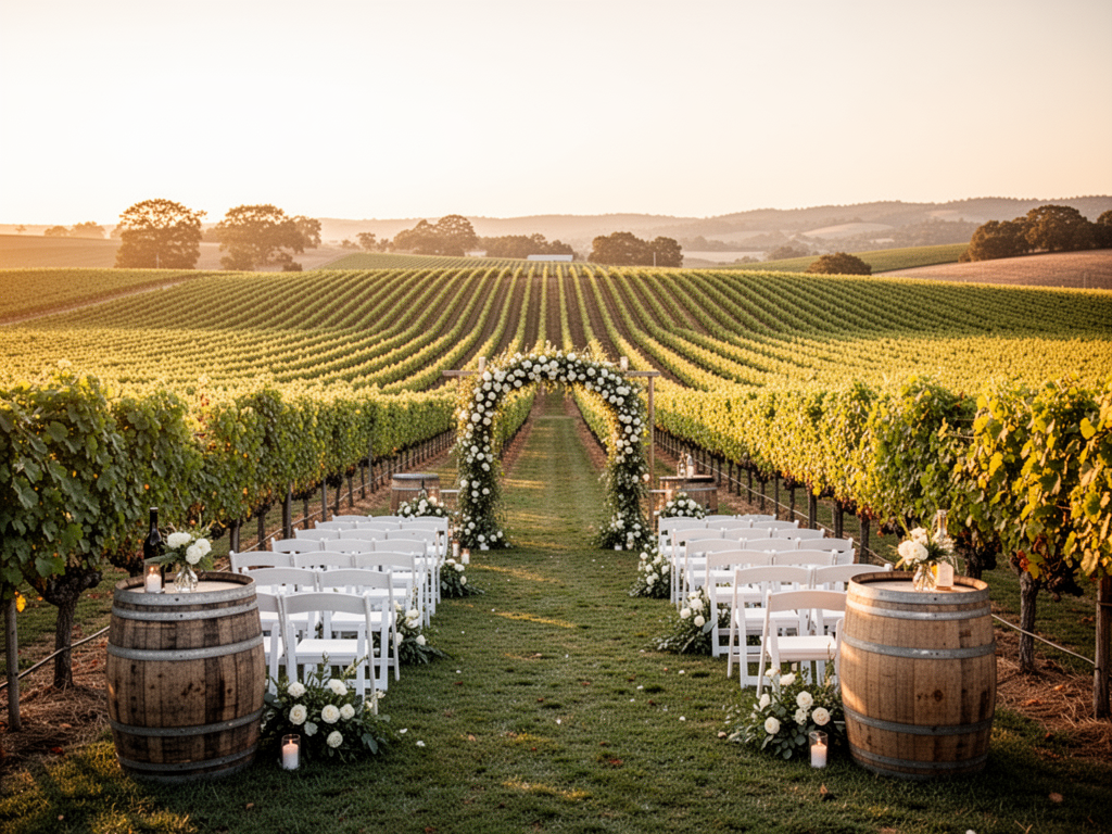 Wedding venue Meadowlark North Fork at Macari Vineyards