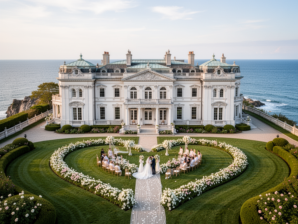 Wedding venue Rosecliff Mansion