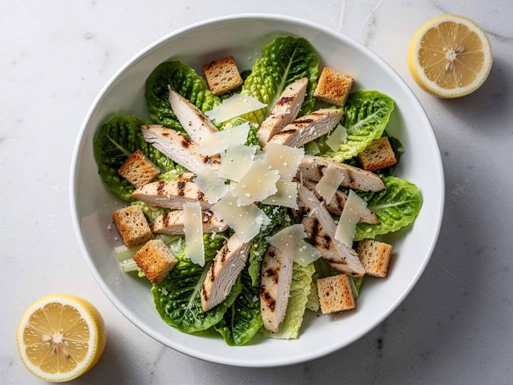 Chicken Caesar Salad (Light)
