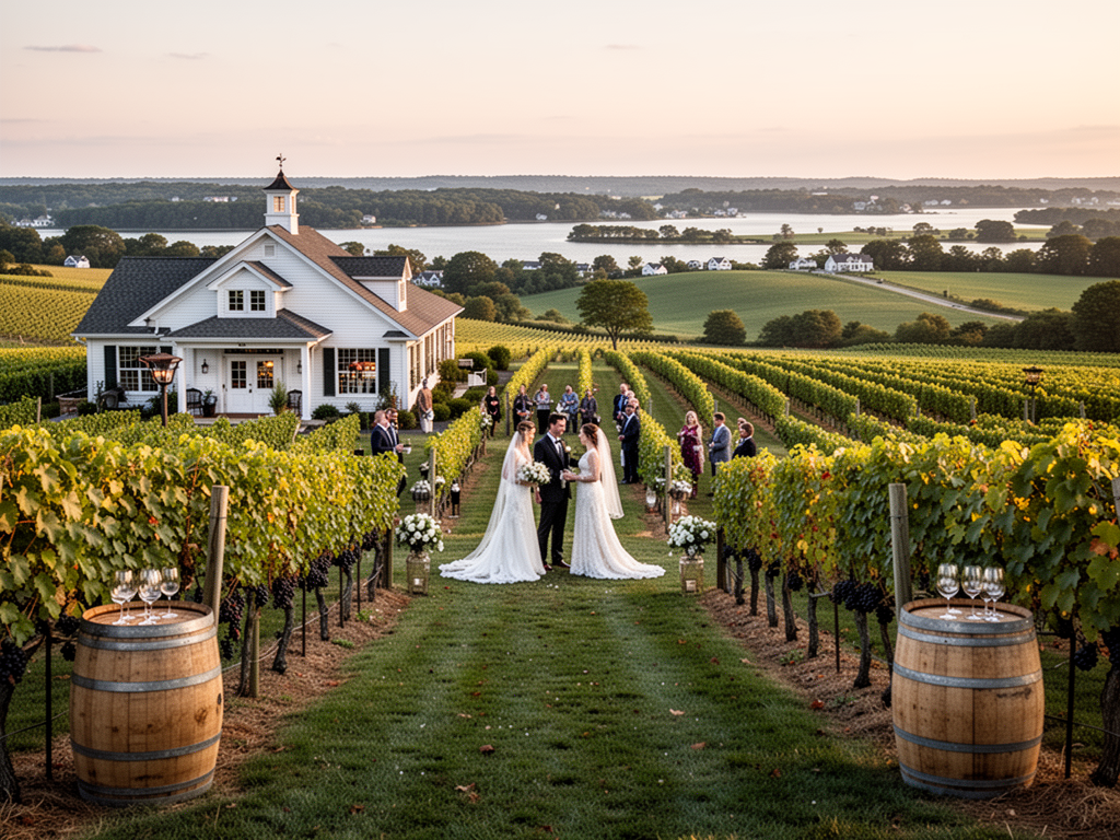 Wedding venue Newport Vineyards