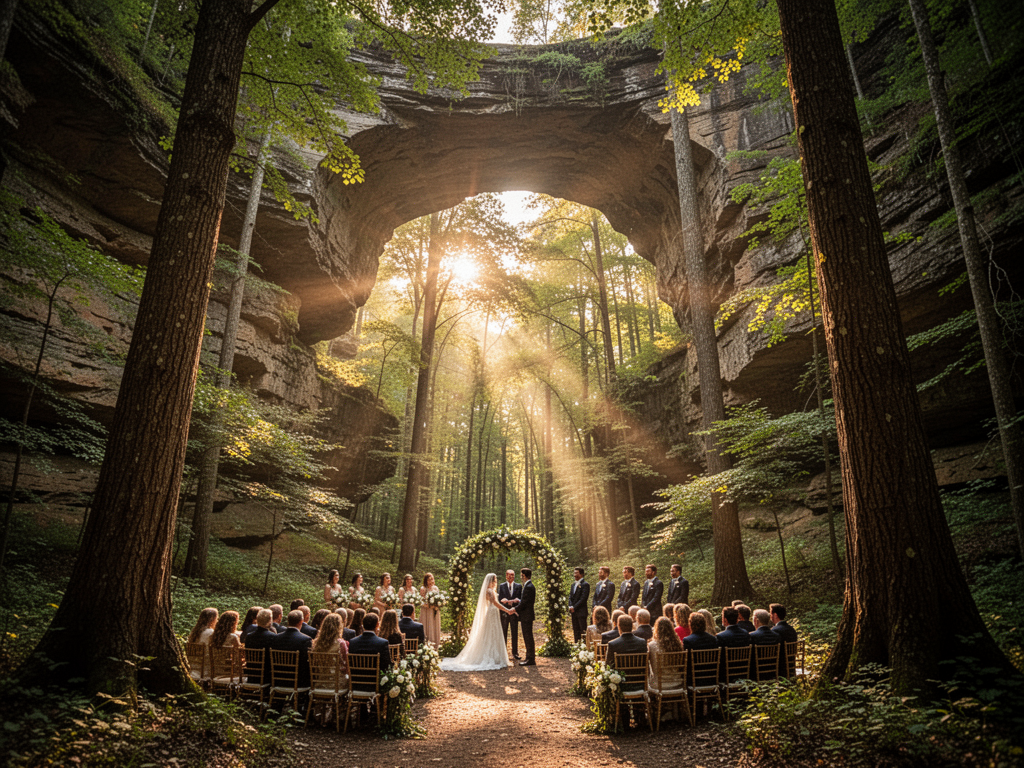 Wedding venue Natural Bridge State Park
