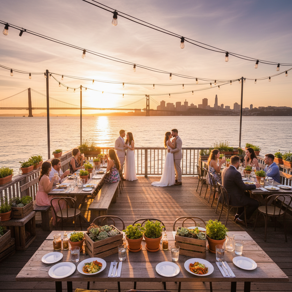 Wedding venue Malibu Farm Tiburon