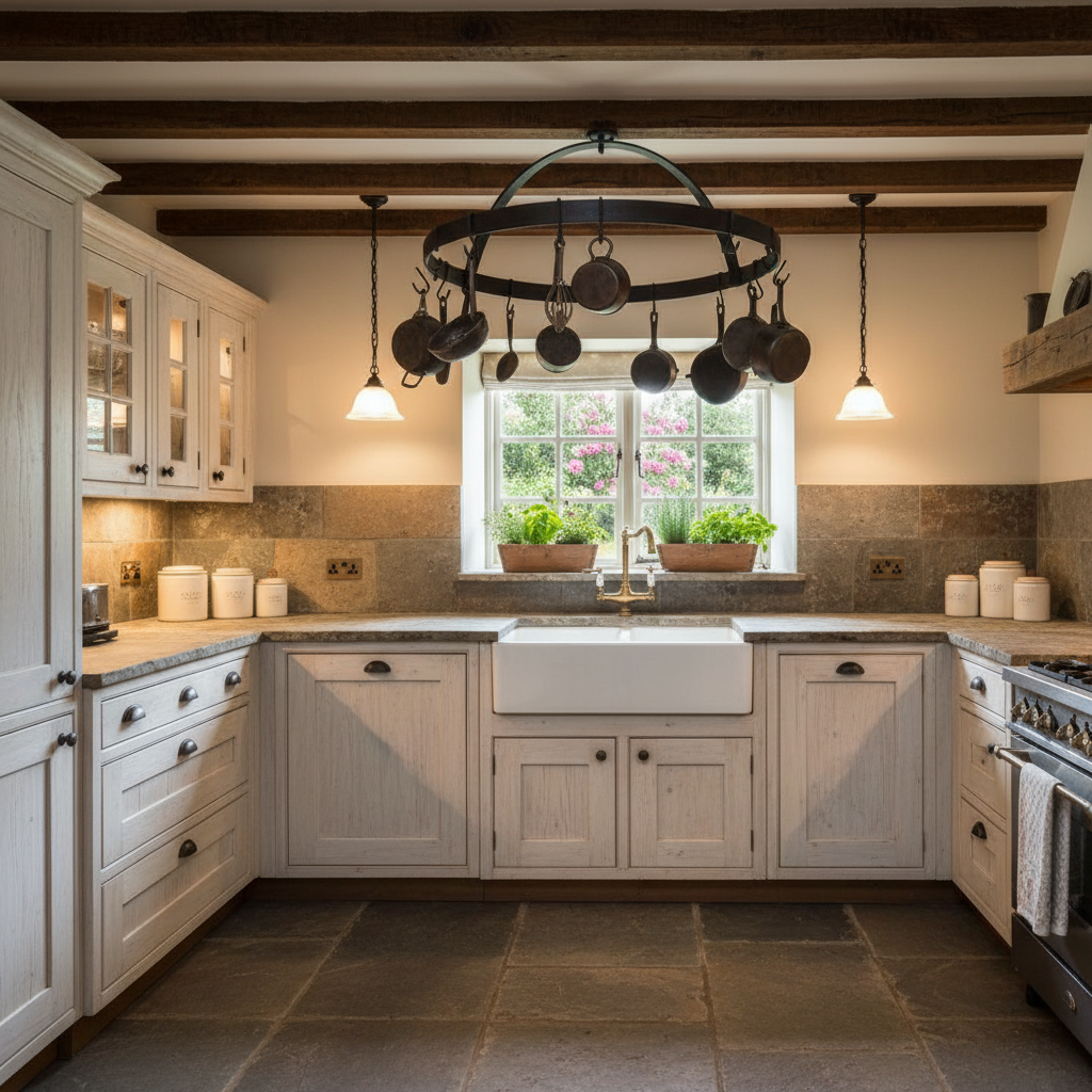 Rustic Stone Cottage Kitchen