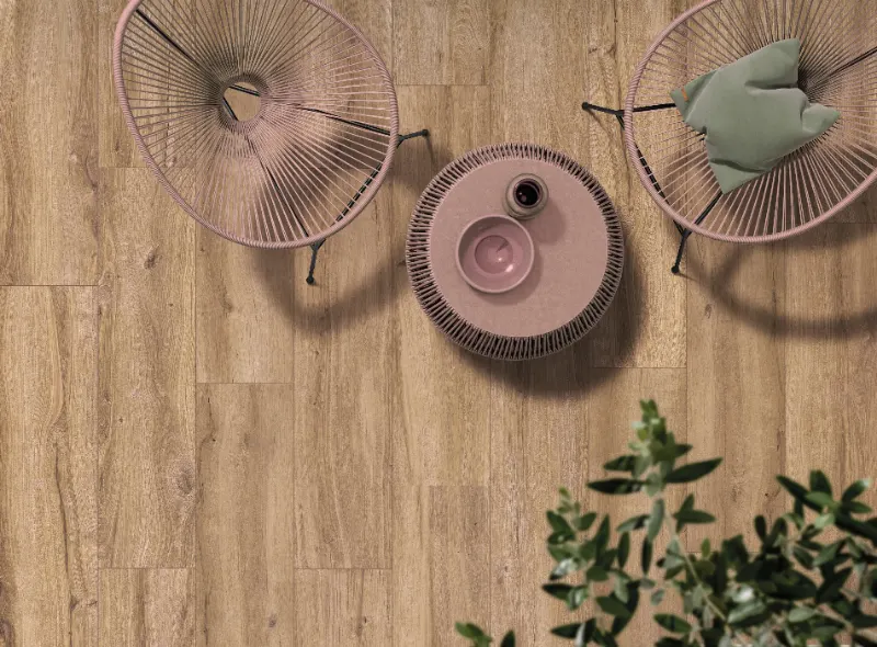 Grès cérame effet bois