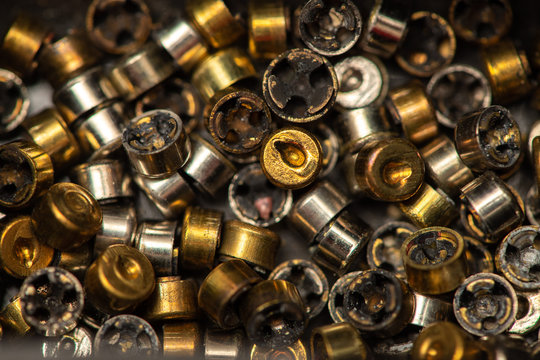 Brass casings and reloading components for ammunition reloading