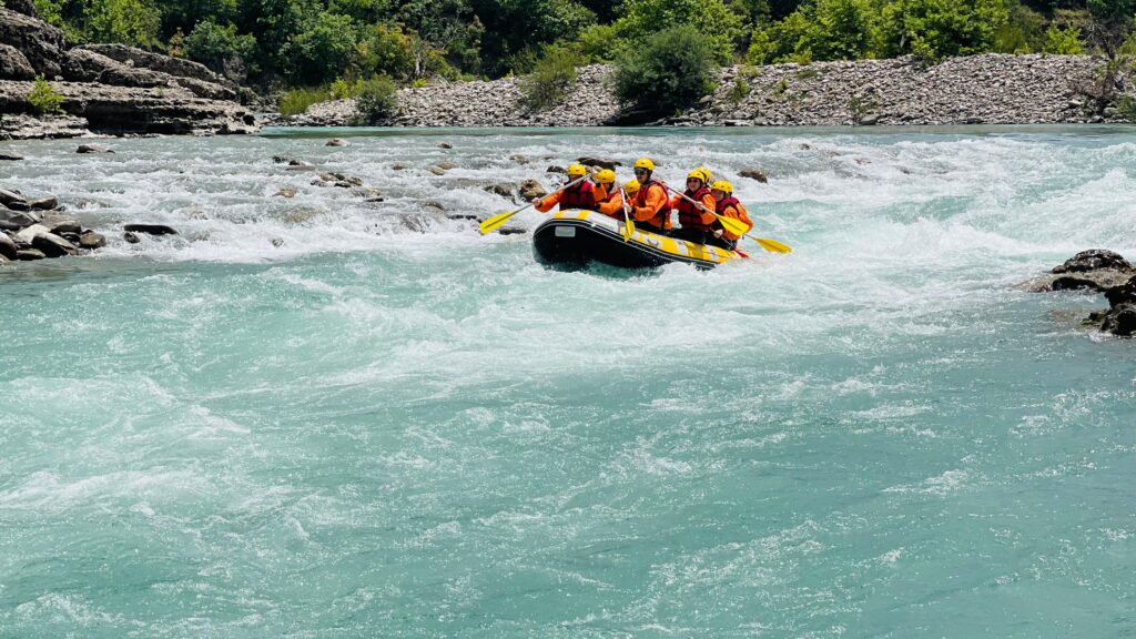 Rafting sur la rivière Vjosa