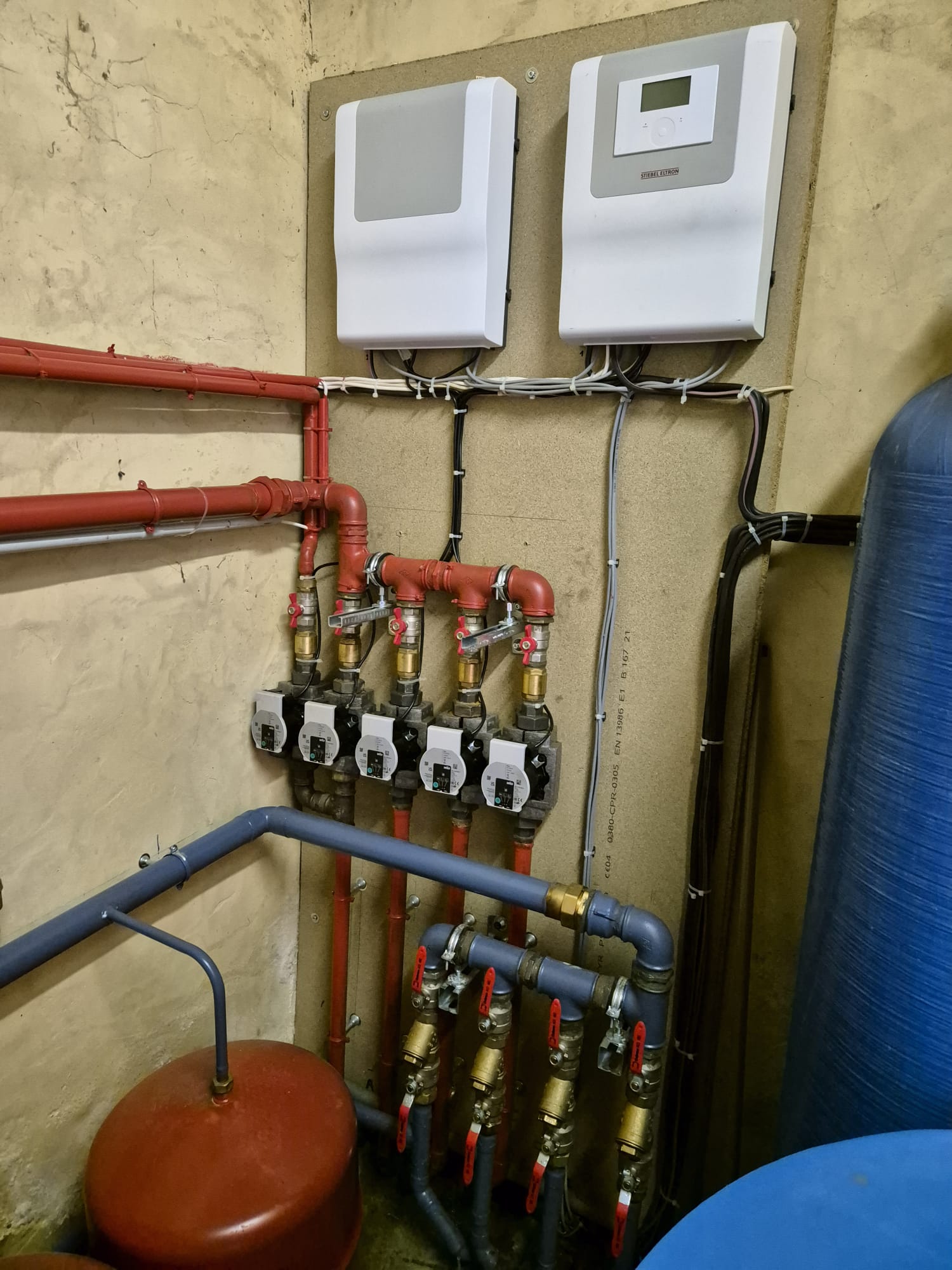 Chaufferie complète avec régulation