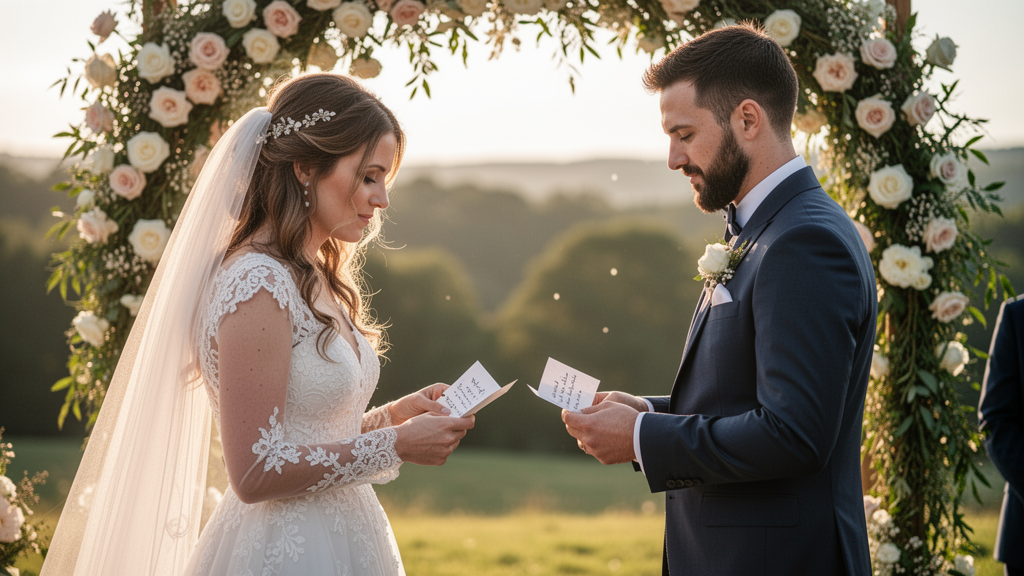 Illustration pour Comment écrire des vœux de mariage inoubliables