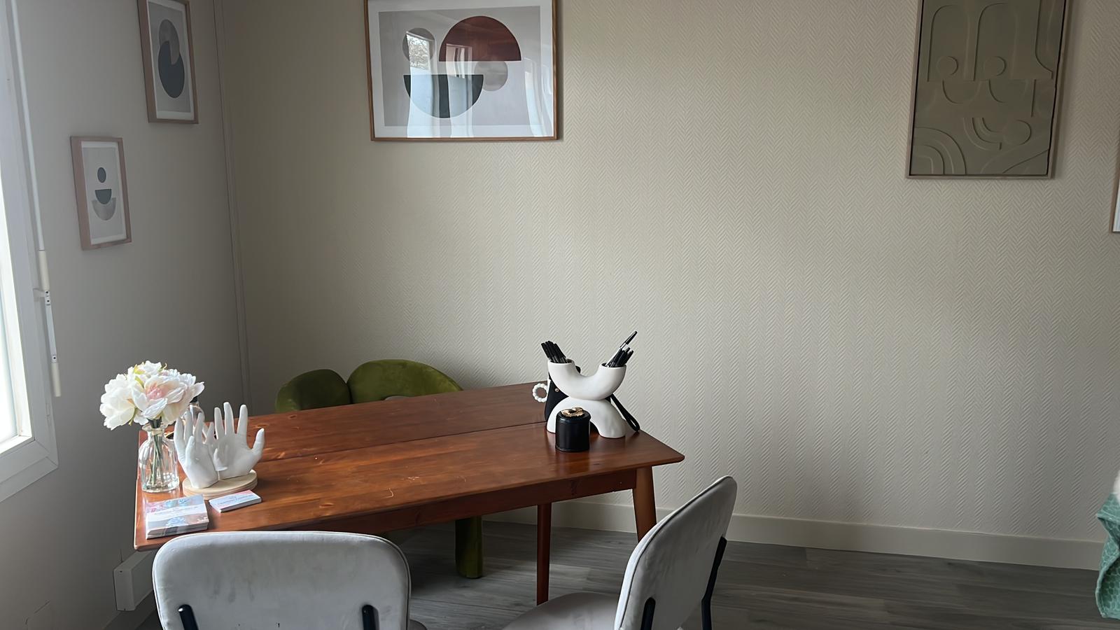 Cabinet d'ostéopathie à Angoulême – salle de consultation