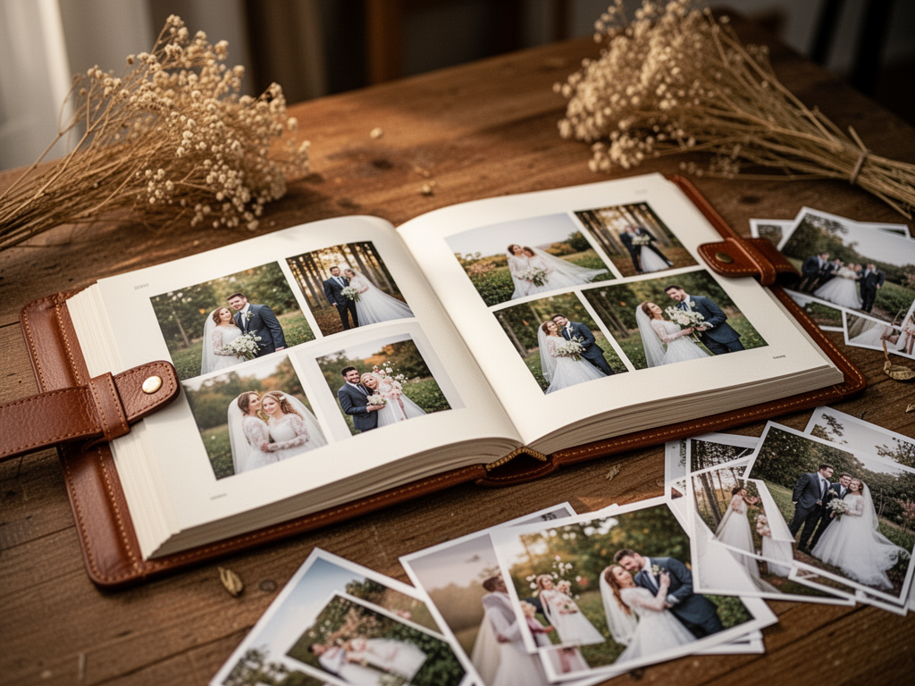 Illustration pour Album photo mariage : comment choisir son photographe et son album