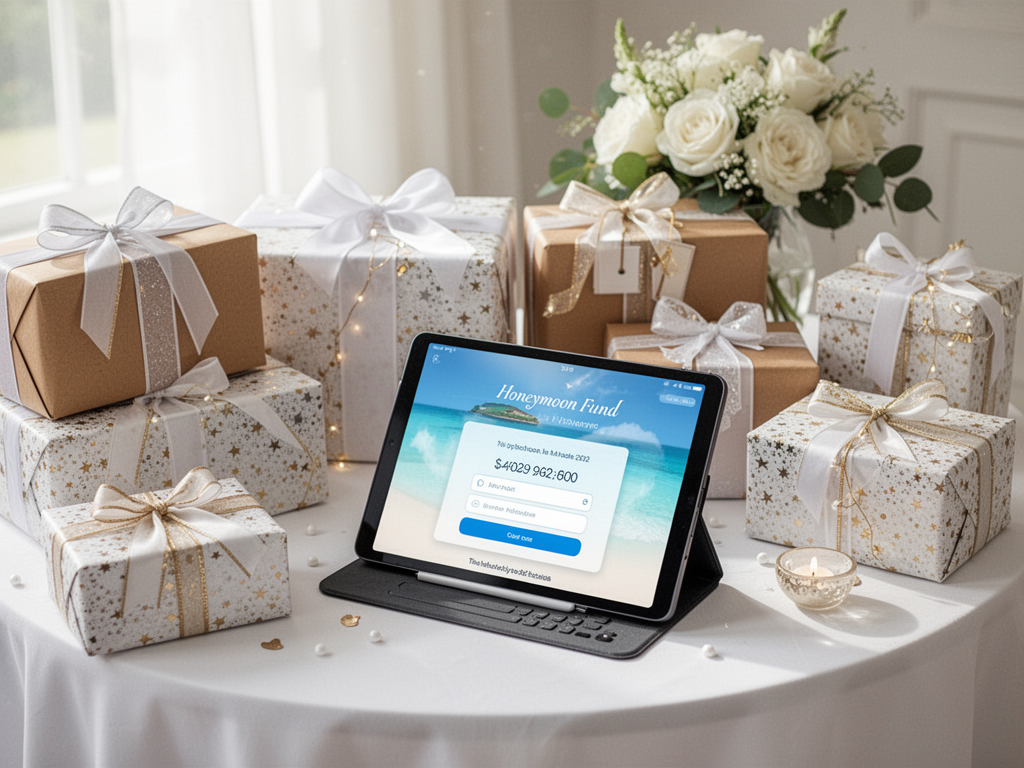 Illustration pour Liste de mariage : cadeaux, cagnotte ou les deux ?