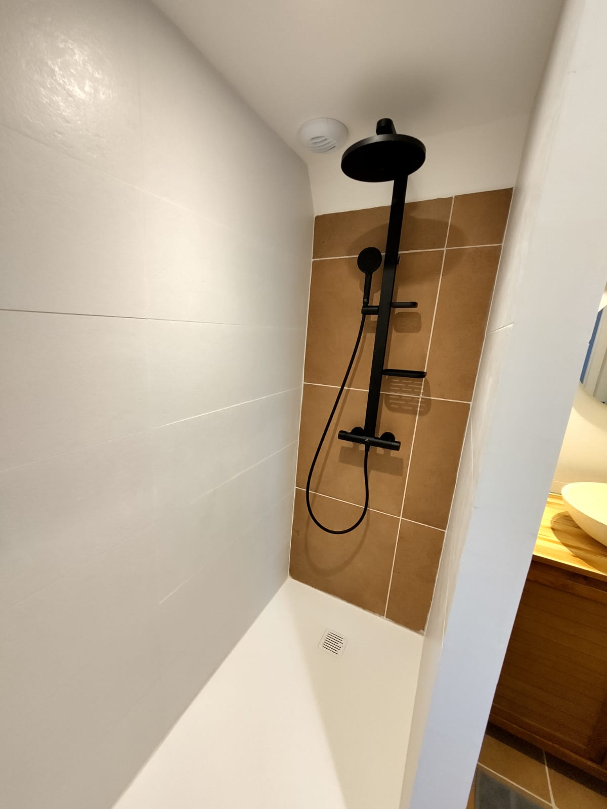 Douche à l'italienne