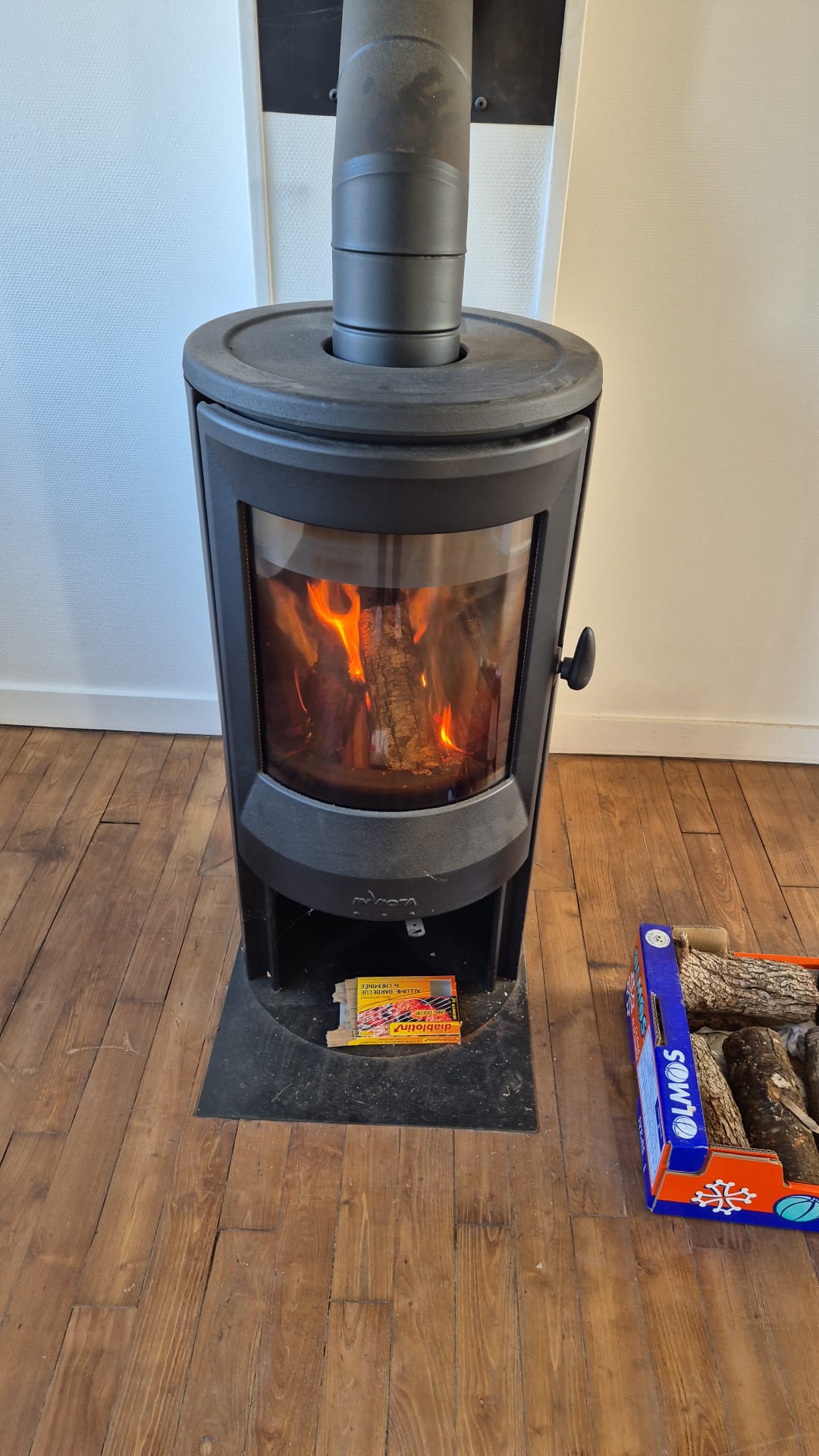 Installation poêle à bois