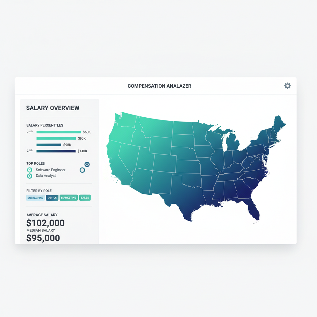 Salary Heat Map Visualization