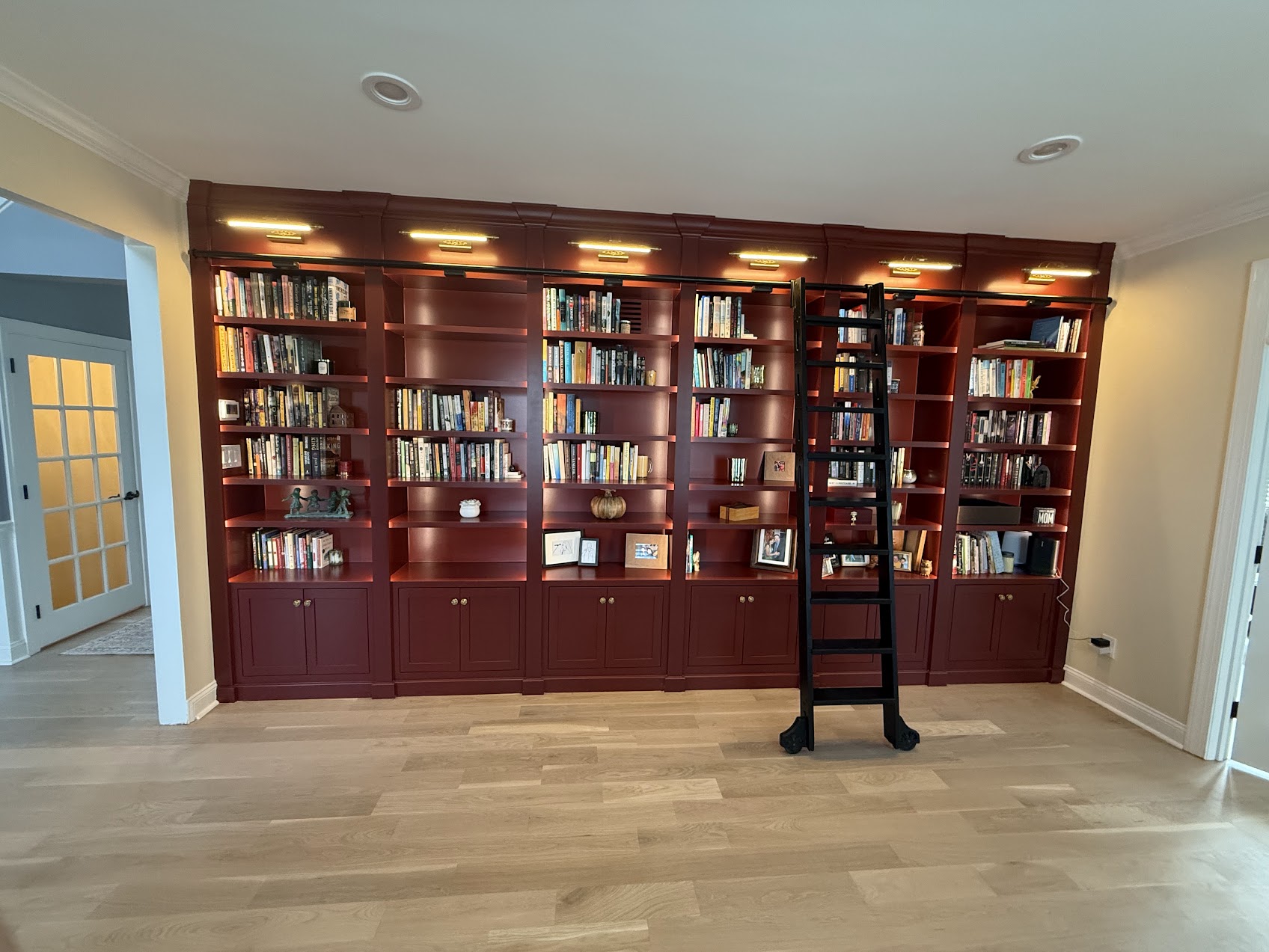 Custom Library Wall