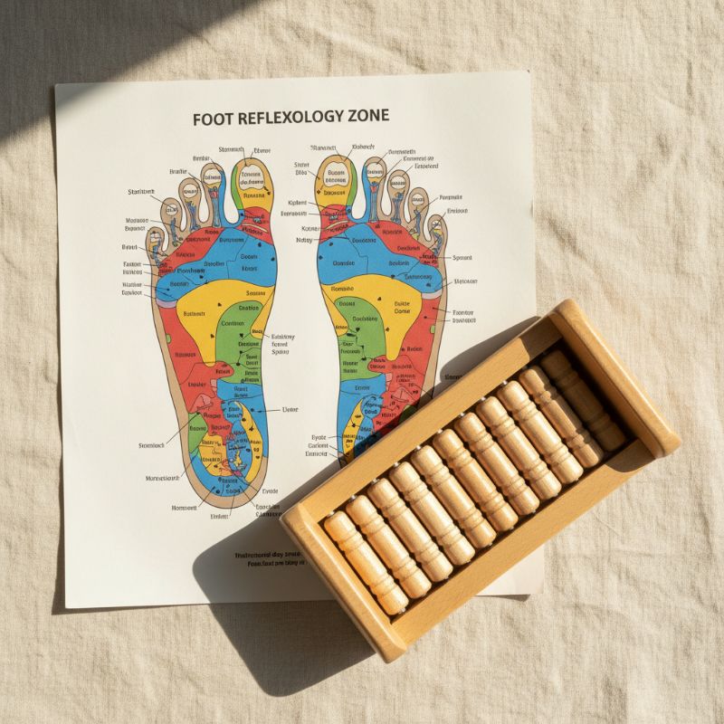 Foot Reflexology Chart Included