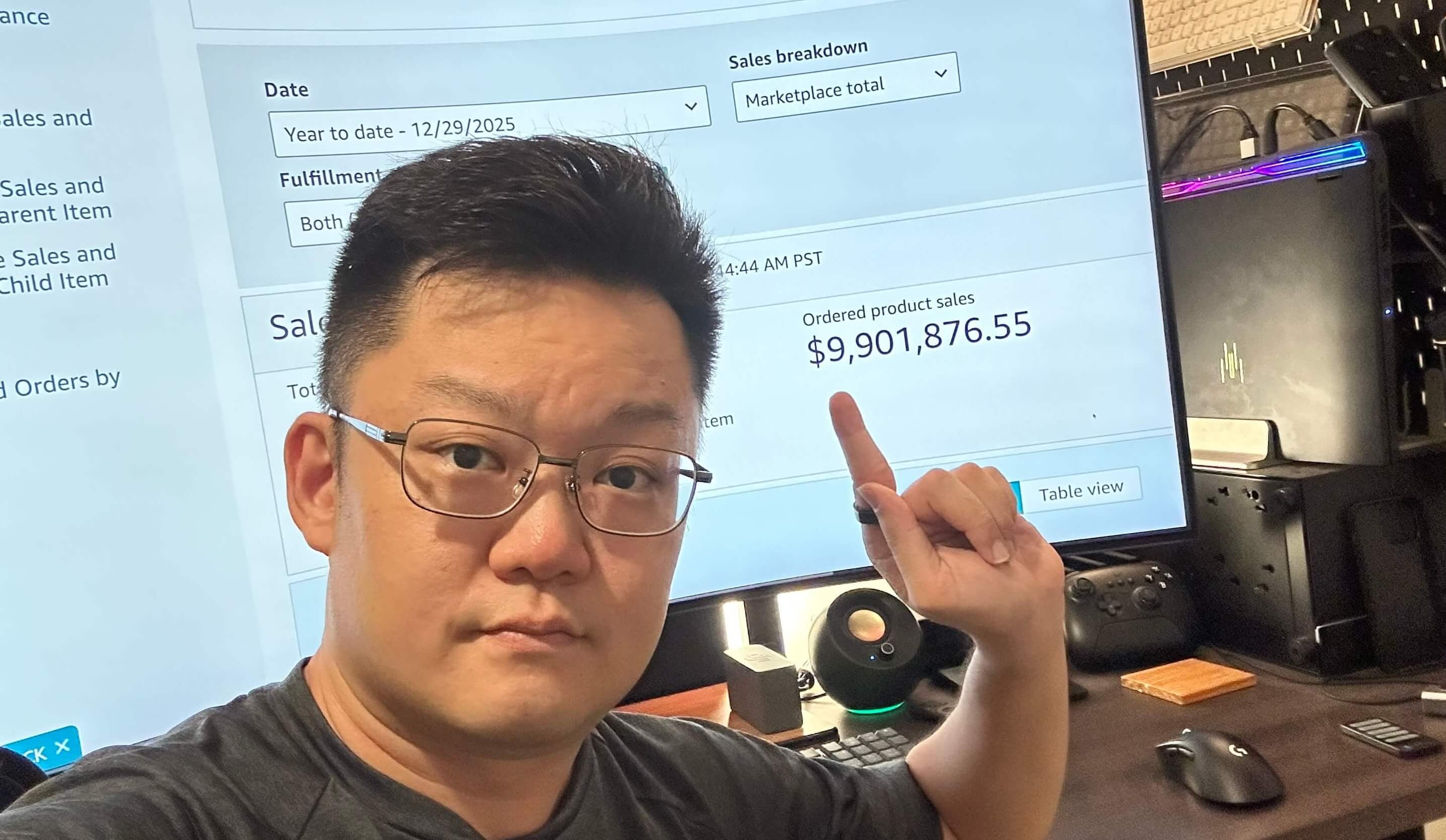 Amazon Dashboard Proof - $9.9M Sales