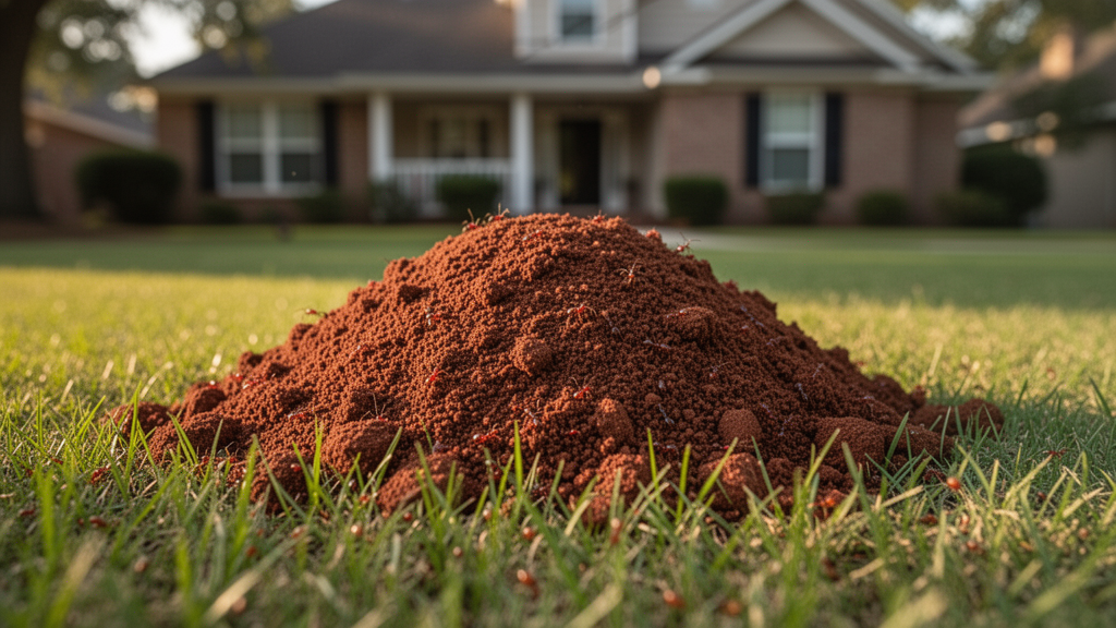 Eastline Pest Management fire ant control treatment New Bern NC