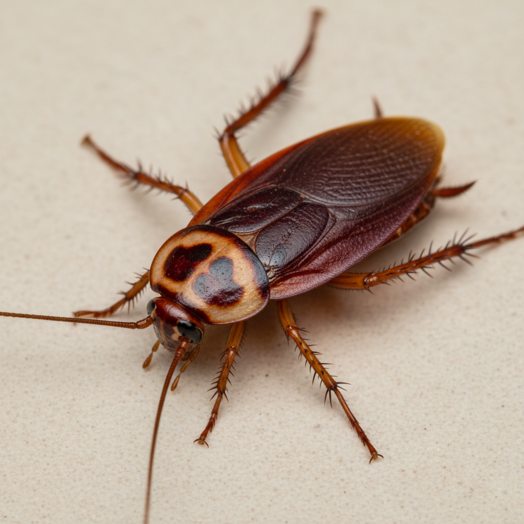American cockroach palmetto bug identification - large reddish brown flying roach Eastern NC