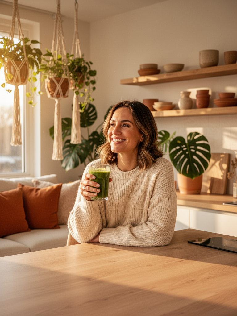 Active person in motion