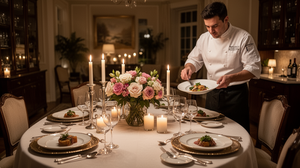 Fine dining experience at home