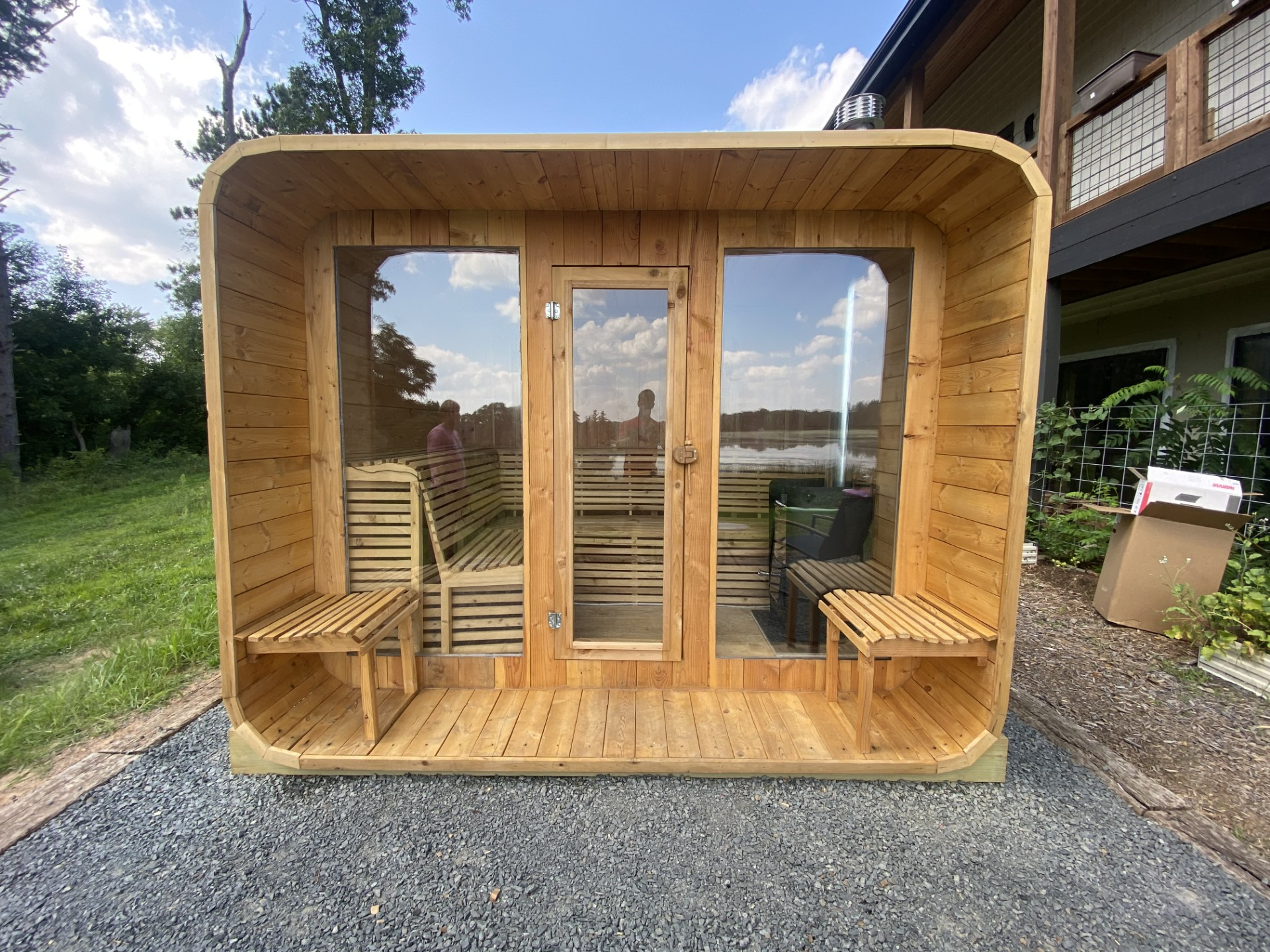 Stave Cabin Sauna 1