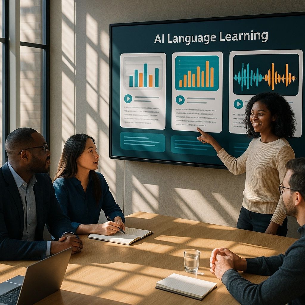 Team with AI Language Learning presentation