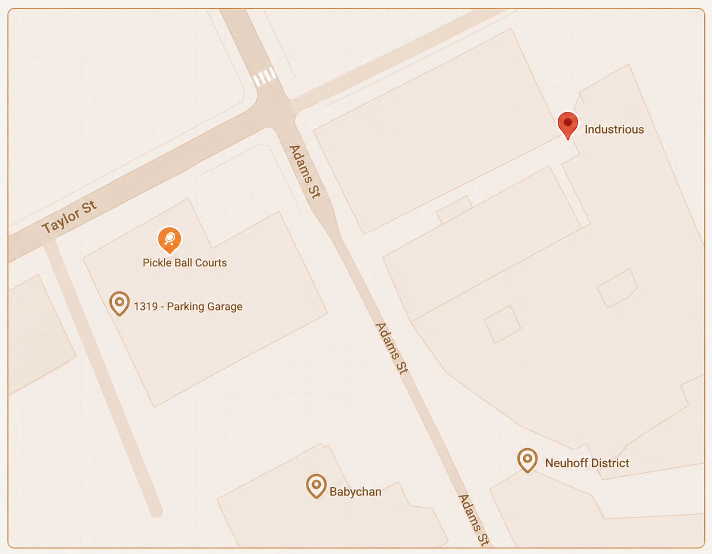 Map of Industrious at Neuhoff District, Germantown Nashville