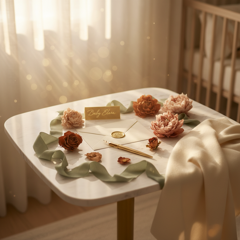 Glückliche Familie mit Baby