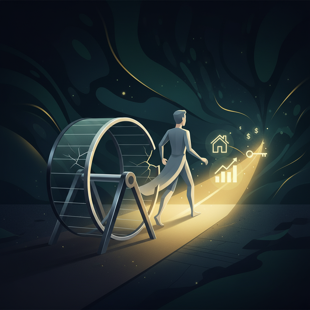 Escaping the Rat Race Blueprint course illustration