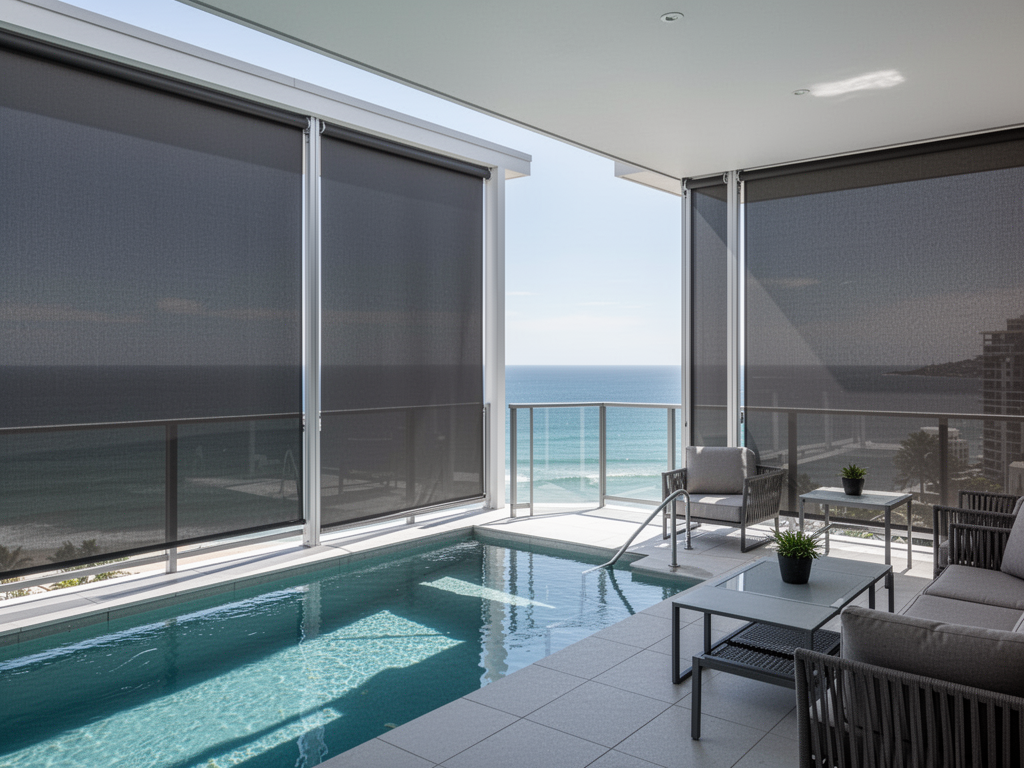 Pool-deck enclosure, Mooloolaba