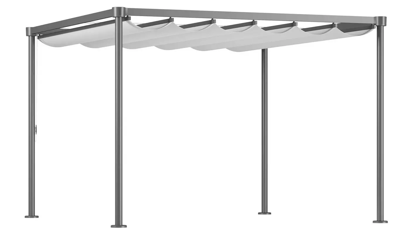 LeafShades modular system with wind resistance