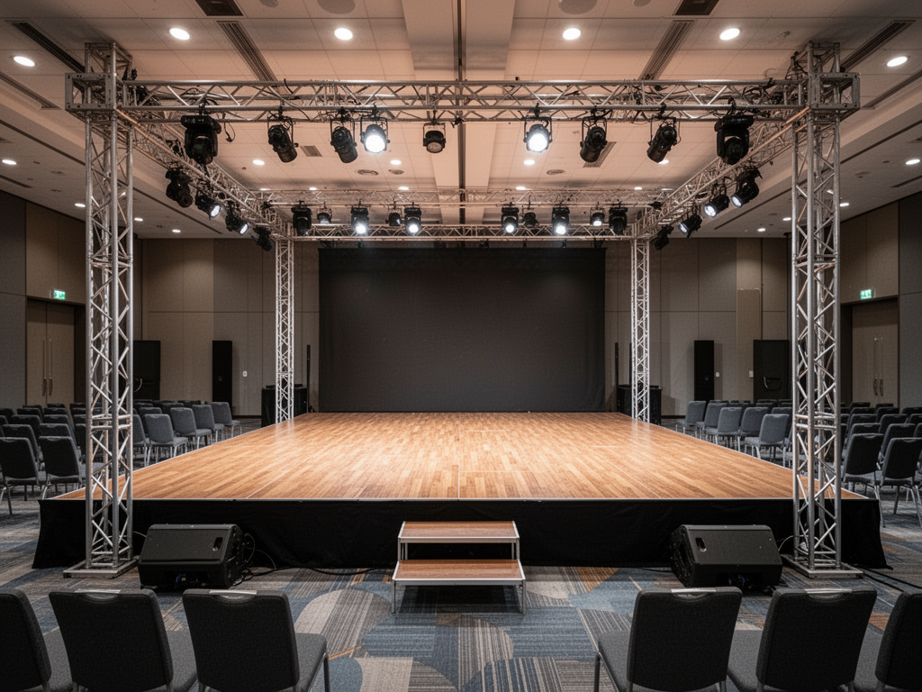 Tarimas para evento y presentación