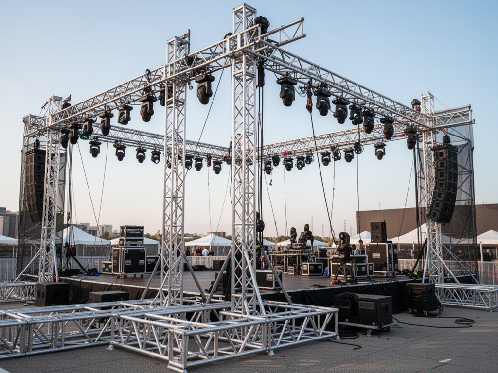 Estructuras y carpas exteriores para eventos