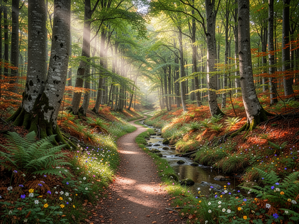 Wanderweg im Hellbachtal