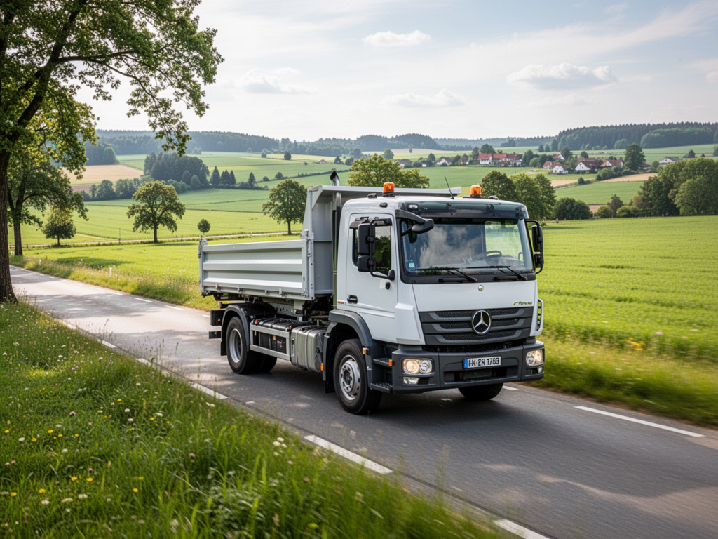 Baustelle mit Transportbedarf