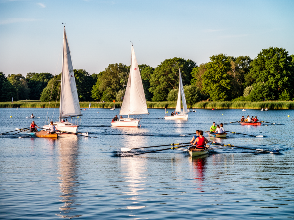 Segeln und Rudern auf dem Ratzeburger See