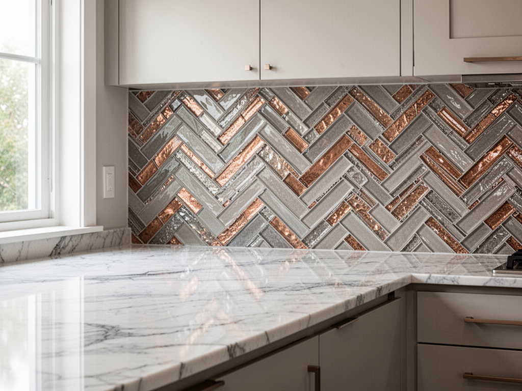 Wandgestaltung mit Mosaik