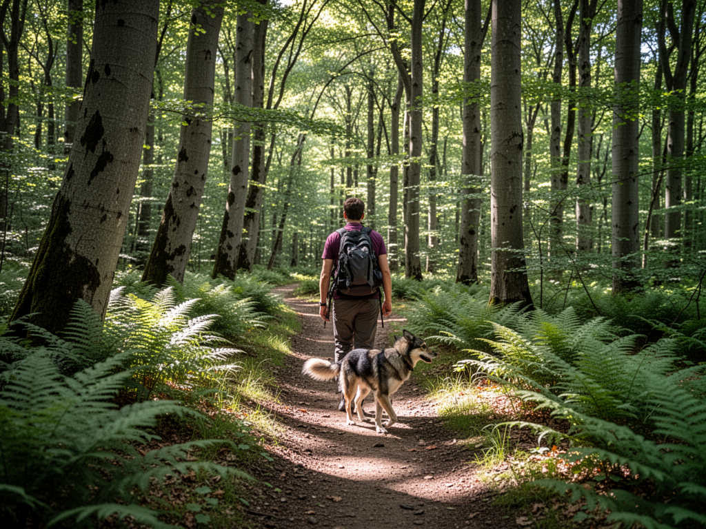 Wandern mit Hund im Naturpark