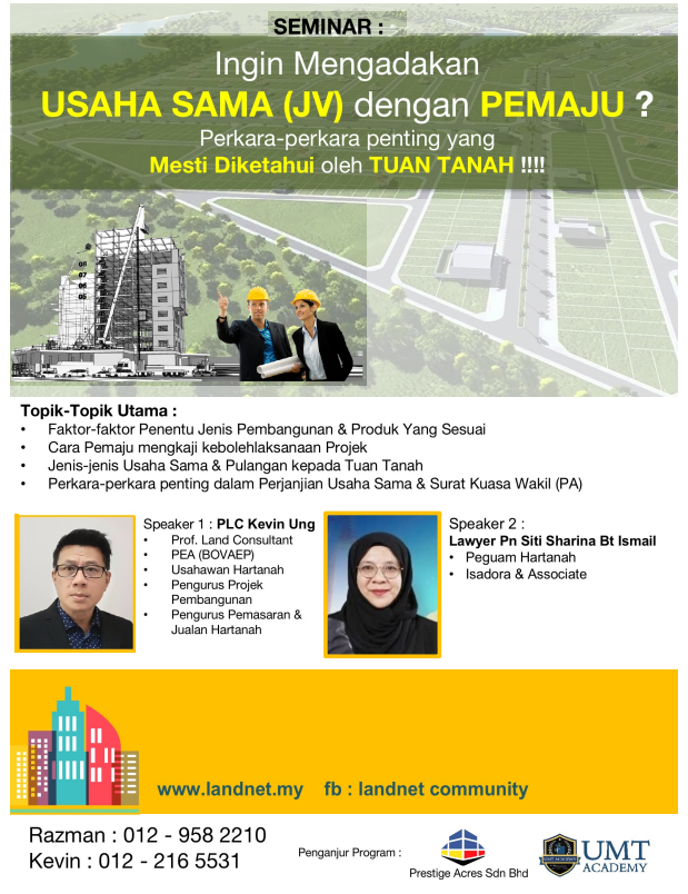 Joint-Venture In Property Development