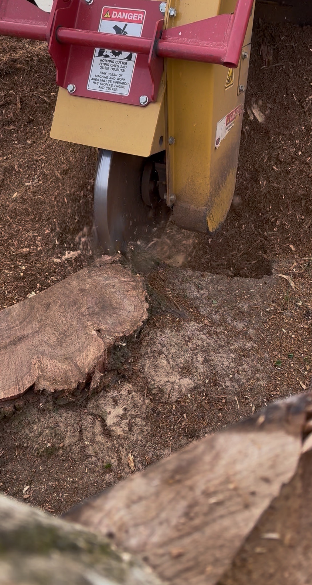 Precision stump grinding