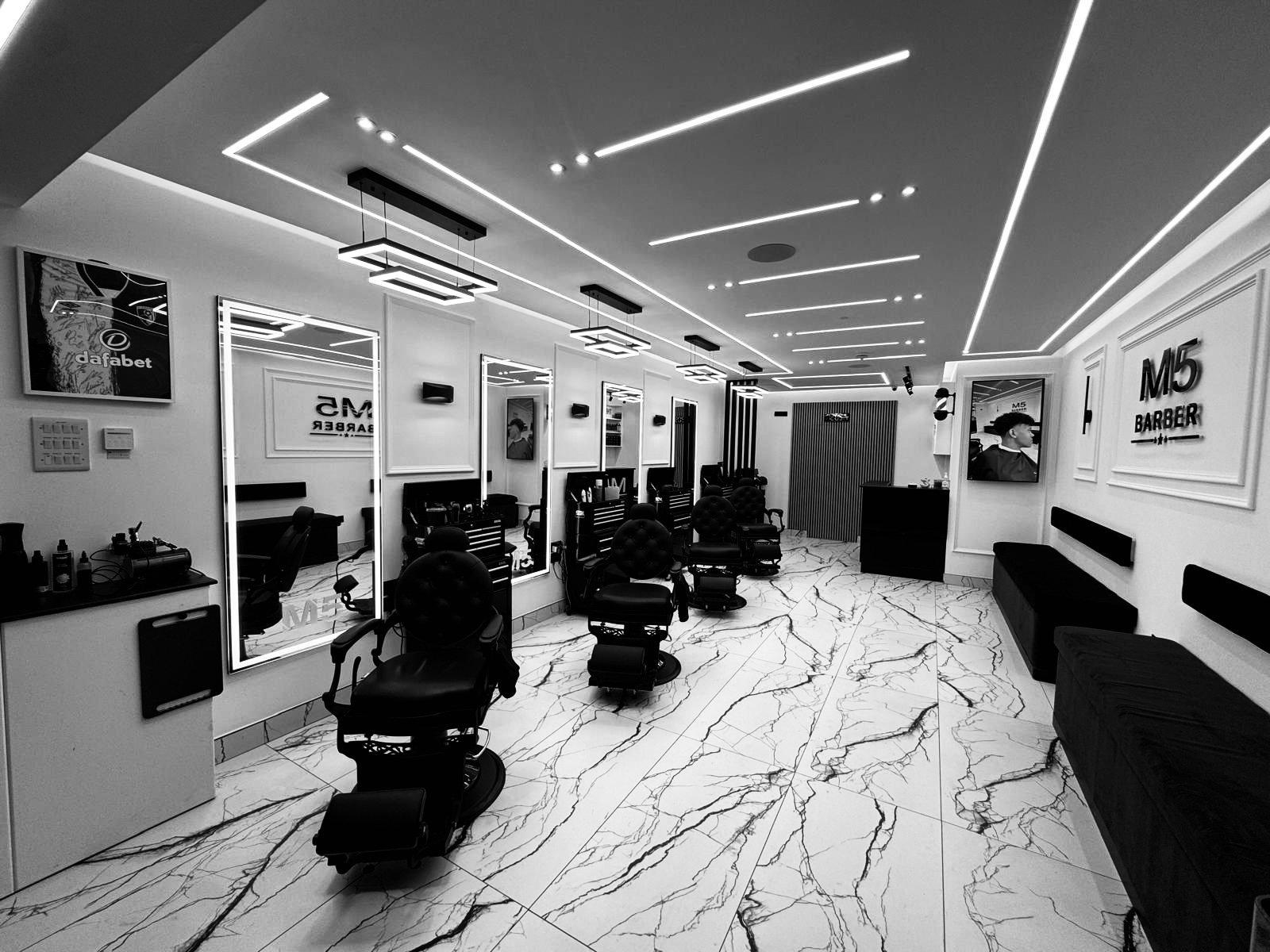 M5 Barber Interior
