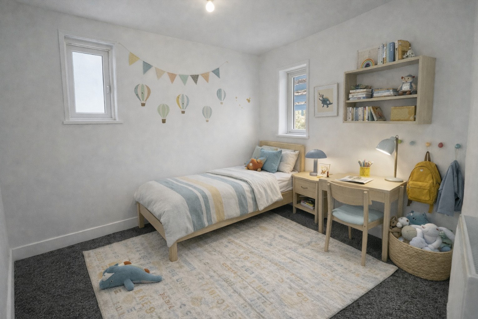 Second Bedroom at the 2-Bed Ground Floor Apartment, Milbrook Road East