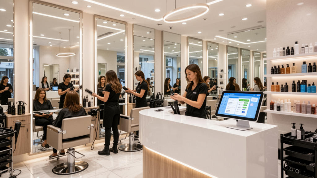 Illustration pour Gestion d'un salon de coiffure ou d'esthétique avec un CRM : le guide ultime
